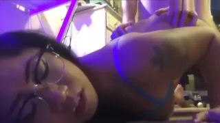 That PACKING Asian girl is up to no good