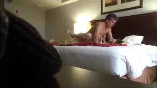 Met friend at a hotel