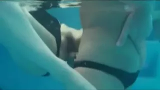 Japanese Girl in the Pool