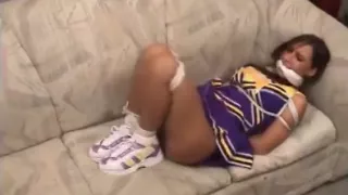 Cheerleader on a Couch