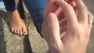 Russian girl tickled