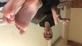 Daisy owns your manhood Big feet