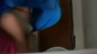 Breezing A Long Sleeve Blue Nightgown With A Pinkish Purple Robe Blow