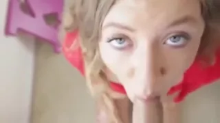 Little Teen Sucking Cock