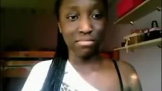 Sweet Ebony Teen Teases On Her Camera