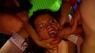 Brutal Oral For Group Of German Bukkake Sluts