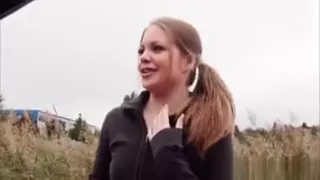 Sexy Teen Alessandra Bangs In The Car