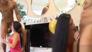 Luscious Cuties Go Carzy For Whipped Cream