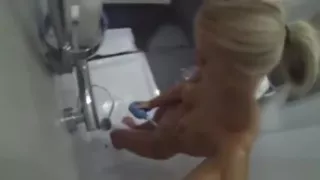 Luscious Teen Honey Rubs Her Young Slit In A Solo Show