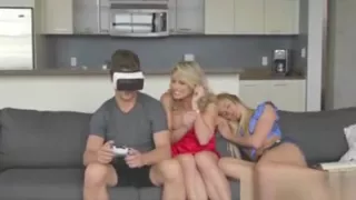 Teen Avalon And Milf Cory Had A Threesome With Bruce