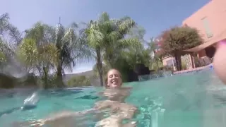 Busty Blondes Alix And Cherie Go Skinnydipping