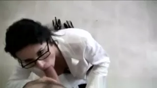 Busty Mature Raven Giving Head