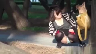 Japanese Ho Publicly Pees