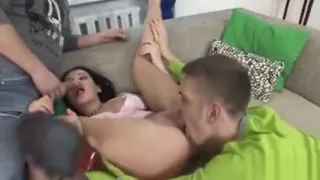 Nasty Hottie Stretches Her Cunt And Loves Hardcore Fucking