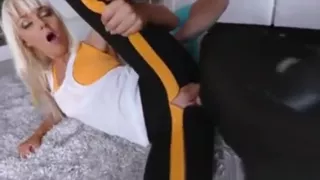 Blond Teen Slut Pounded And Cum Showered By Her Stepbro