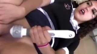 Gorgeous South American Schoolgirl Masturbates In Solo