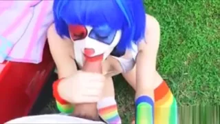 Teen Clown Mikayla Mico Fucked In Public For A Free Ride
