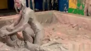 Fully Clothed Painted In Gel