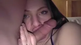 Spouse Gives Back Tingling Blowjob To Him