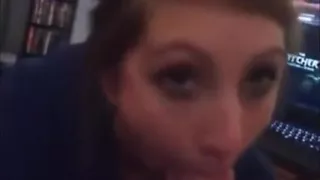 Hot Brunette Likes Sucking On Dick