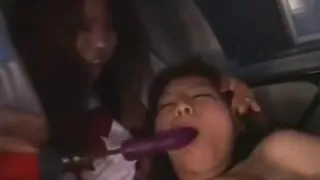 Asian Schoolgirls Give An Initiation To One Gal Trying To J