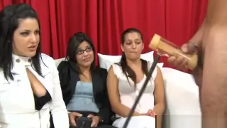 Small penis humiliation with girls watching