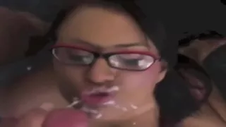 cumshots on glasses cumpilation in high definition 