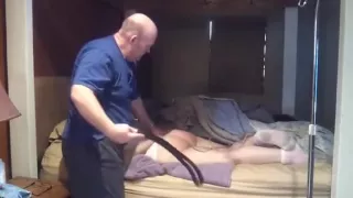 Naughty Girl Gets Strap And Enema