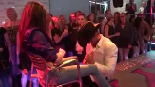 Blonde Girls, Blowjob, CFNM