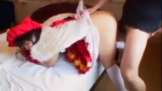 Cute Asian Teen In Costume Trades Head And Gets Drilled Sho