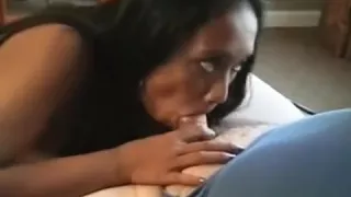 Nasty Ebony Babe Loni Sucks Penis