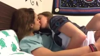 Blonde Teen And Brunette Play Dirty Lesbian Games
