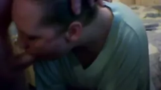 girlfriend  giving a blowjob to me