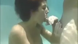 Blowjob Under The Pool Water