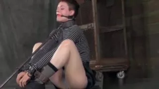 Mouth Gagged Skank Being Humiliated