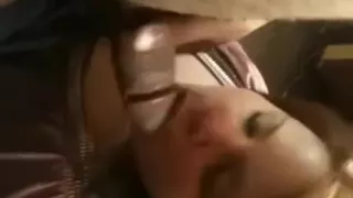 Fat Woman Gagging And Stroking On A Cock That Is Thick