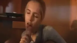 Cute Teen Girlfriend Does Her Best To Suck Her Mans Cock