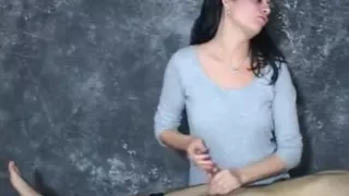 Jerking a small dick