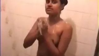 Indian Cutie Takes A Shower After Fucking