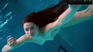 Liza Bubarek Enjoys Swimming