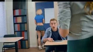 Fucking His Hot Blonde Math Teacher