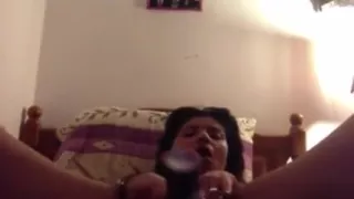 African Wife Is Home Alone And Dirty