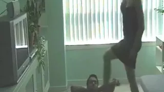 stomach trampling