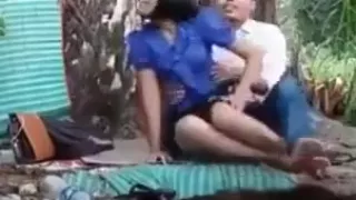 969 Myanmar Buddhist Couple Doggy Style in Public