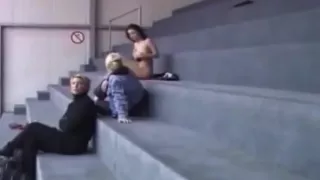 Exhibitionfun in public