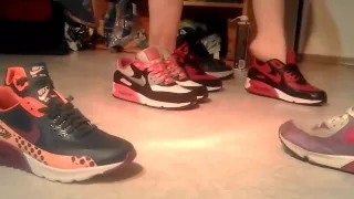 trampling nikes