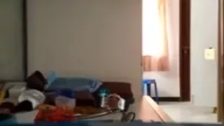 Tamil aunty saree change