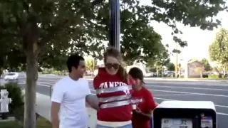 Duct taped to pole gagged