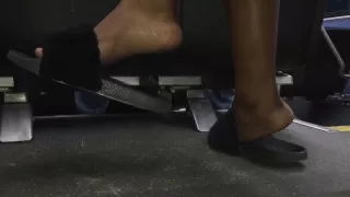 Sexy ebony feet dangle pt.2