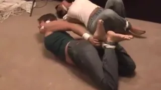 Twins Hogtied
